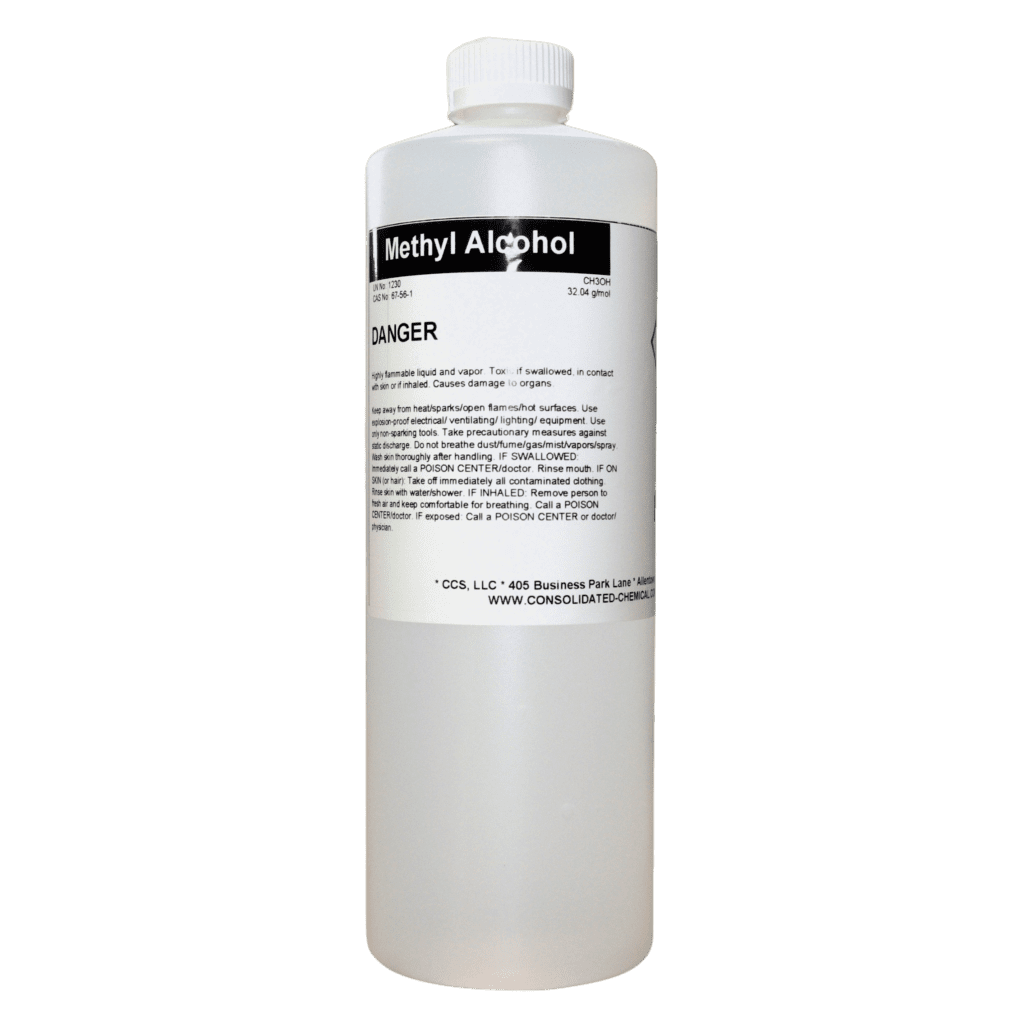 Methyl Alcohol Methanol High Purity Consolidated Chemical