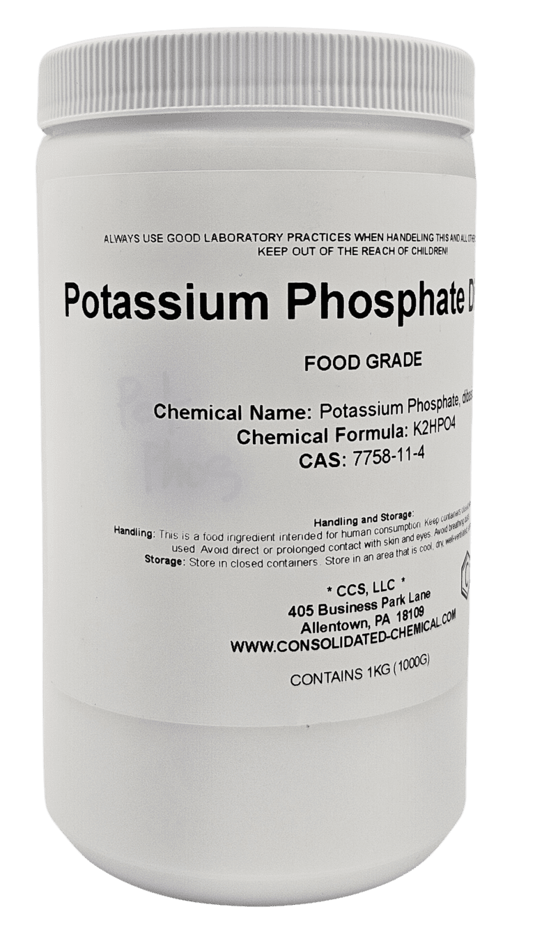 Potassium Phosphate, Dibasic Food Grade 1Kg - Consolidated Chemical