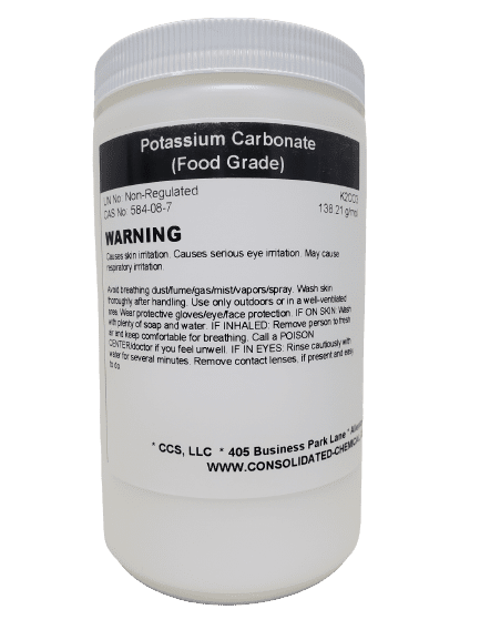 Potassium Carbonate 1kg High Purity Food Grade