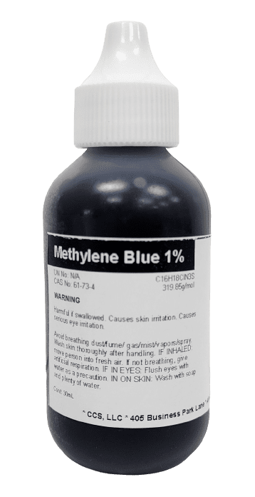 A Methylene Blue 1% Aqueous Stain/dye Solution