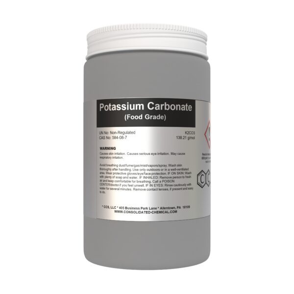 Potassium Carbonate – Food Grade (E501)