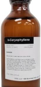 Brown bottle of Beta Caryophyllene oil.