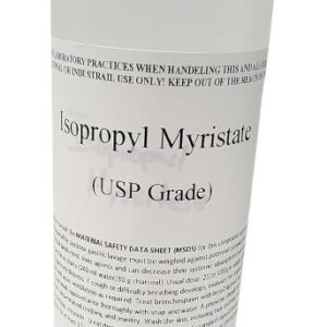 Isopropyl Myristate (USP Grade) bottle.