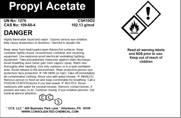 Propyl Acetate – High-Purity Solvent - Image 4