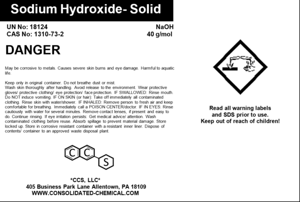 Sodium Hydroxide Beads - Premium Quality Lye 1kg (2.2lb) - Image 3