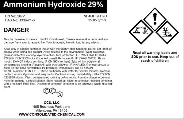 Ammonium Hydroxide 29% – High-Quality Aqueous Solution - Image 3