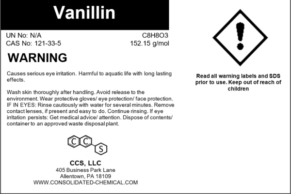 Vanillin (Artificial Vanilla)| Premium Quality 100% Pure - Image 2