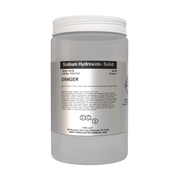 Sodium Hydroxide Beads - Premium Quality Lye 1kg (2.2lb)