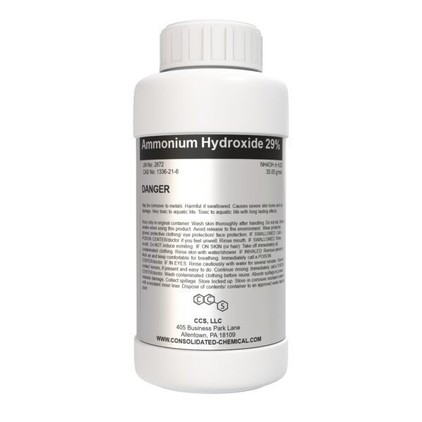 Ammonium Hydroxide 29% – High-Quality Aqueous Solution