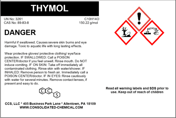 Danger, corrosive chemical, harmful if swallowed.