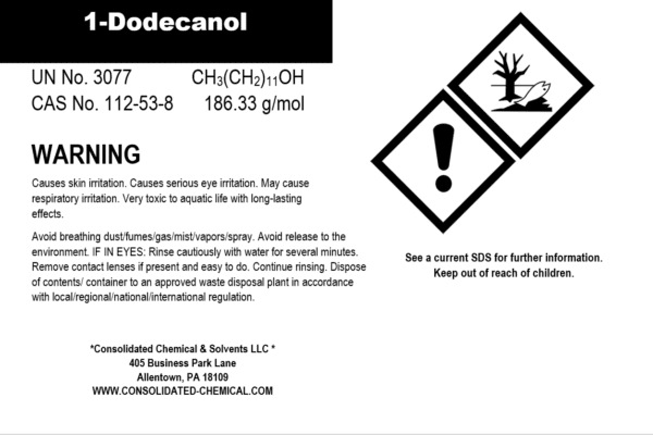 1-Dodecanol (Lauryl Alcohol ) | FCC Aroma/Flavor Compound - Image 4