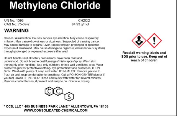 Methylene Chloride (Dichloromethane) - Image 4