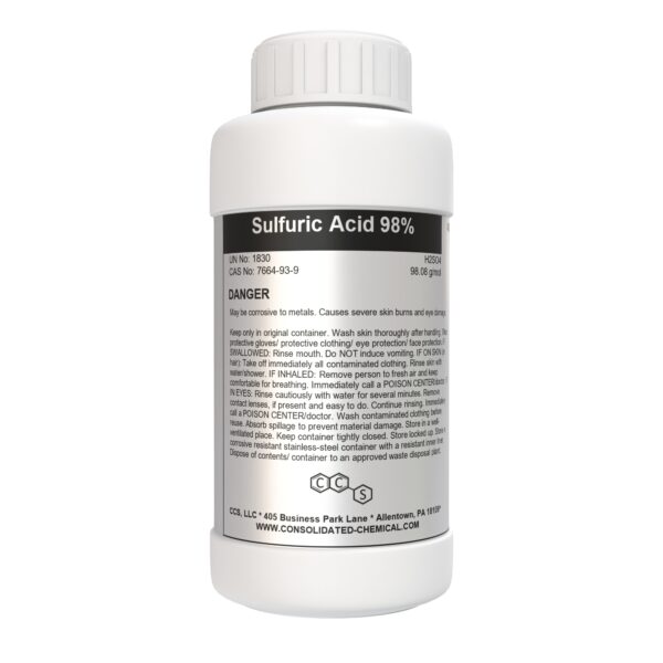 Sulfuric Acid 98% ACS Grade