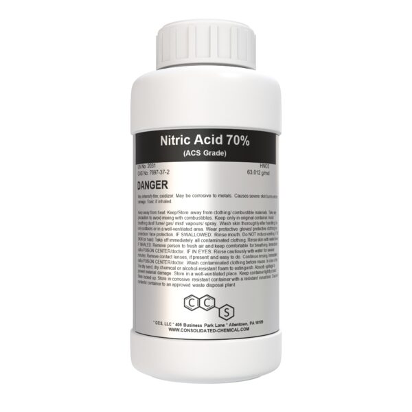 Nitric Acid 70% – ACS Grade Corrosive Acid