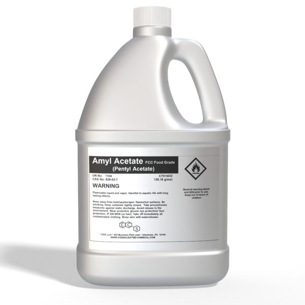 Amyl Acetate food grade in jug.