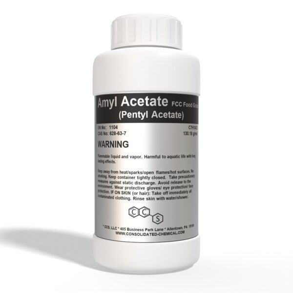 Amyl Acetate (Pentyl Acetate) bottle.