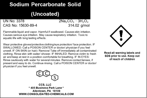 Sodium Percarbonate (Uncoated) Solid - Image 2