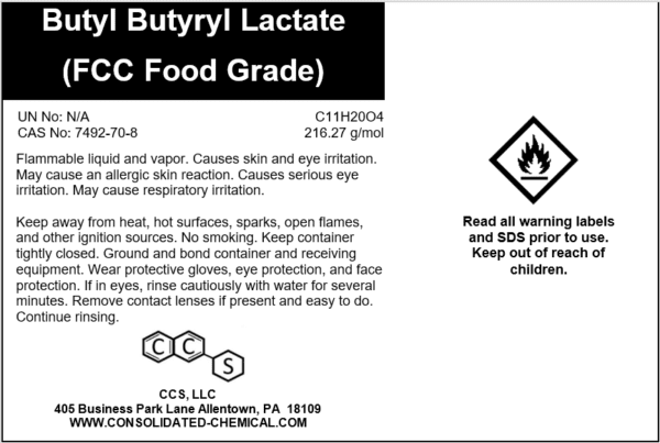 Butyl Butyryl Lactate FCC Food Grade - Image 5