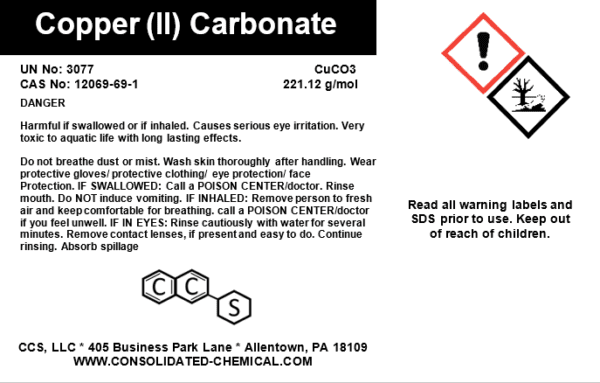 Copper (II) Carbonate - High Purity Solid - Image 3