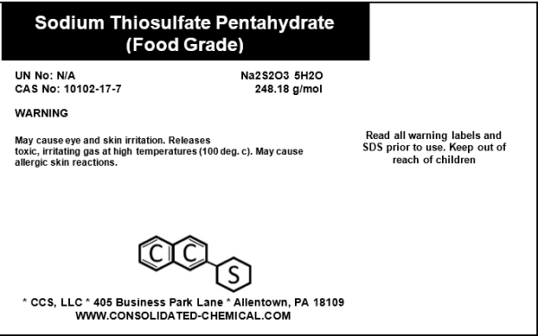 Sodium Thiosulfate Pentahydrate - Food Grade - Image 2