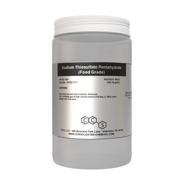 Sodium Thiosulfate Pentahydrate - Food Grade