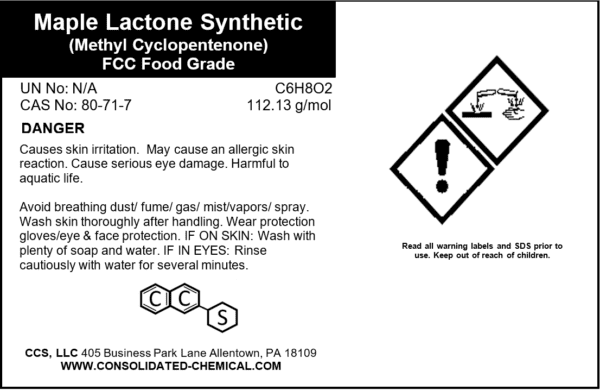 Maple Lactone Synthetic (Methyl Cyclopenteneolone) FCC Grade - Image 2