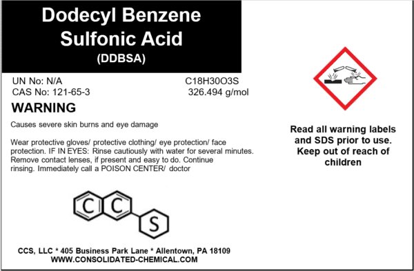 Dodecyl Benzene Sulfonic Acid 96% (DDBSA) - Image 3