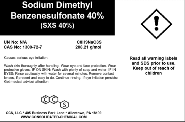 Sodium Dimethyl Benzenesulfonate 40% (SXS 40%) - Image 3