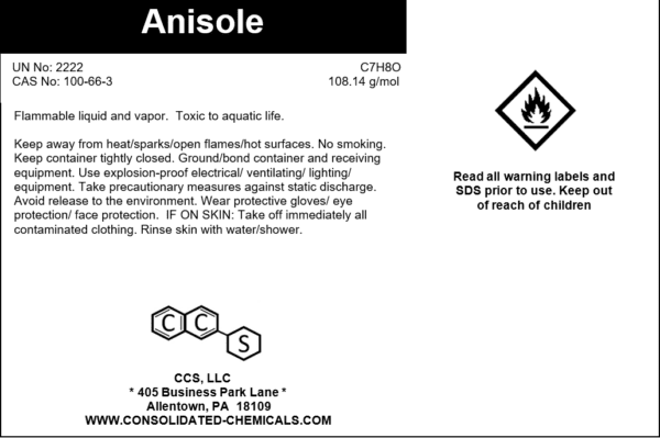 Anisole (MethoxyBenzene) – High-Purity Aromatic Compound - Image 4