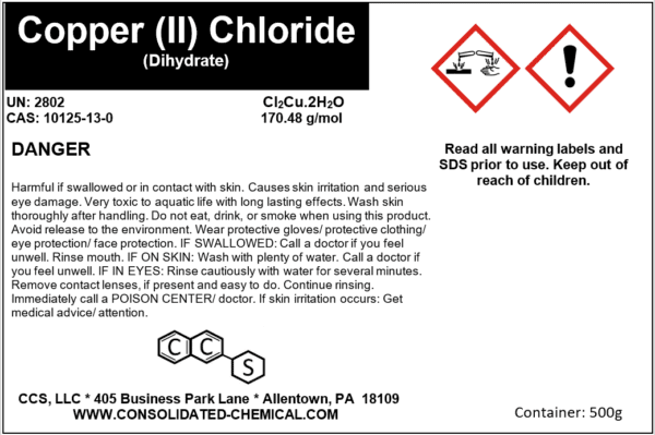 Copper (II) Chloride Dihydrate - Image 3