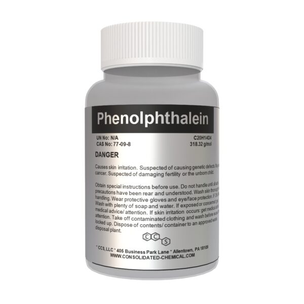 Phenolphthalein Powder - ACS Grade - High-Purity pH Indicator