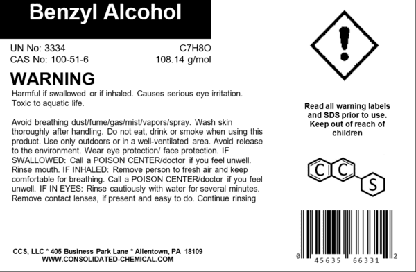 Benzyl Alcohol – Laboratory Grade Multi-Purpose Solvent - Image 11