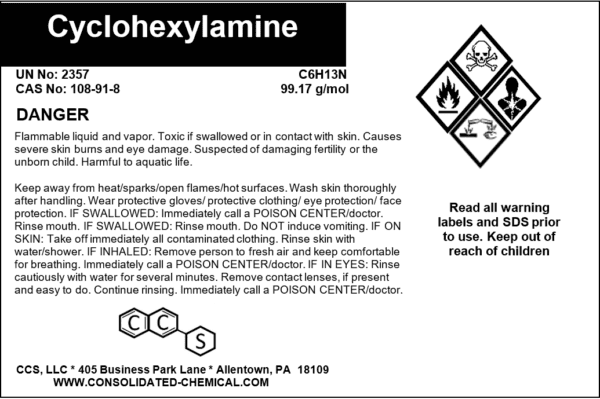 Cyclohexylamine - Image 3