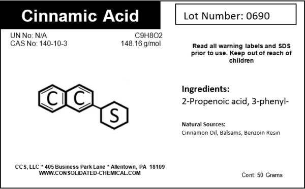 Cinnamic Acid – High Purity | Premium Quality - Image 3