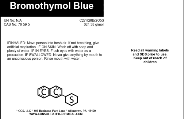 Bromothymol Blue safety information and instructions.