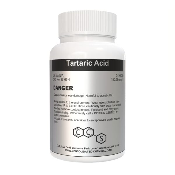 Tartaric Acid | High-Purity Crystalline Powder | Food Grade