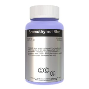 Bromothymol Blue chemical safety instructions.